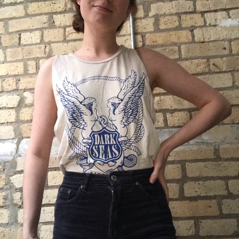 Graphic tank top